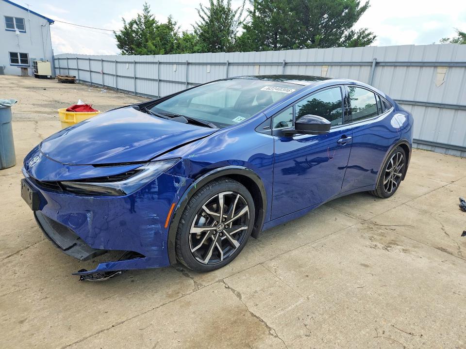 2024 Toyota Prius prime VIN JTDACACU4R3017475 — COPART salvage auction photo