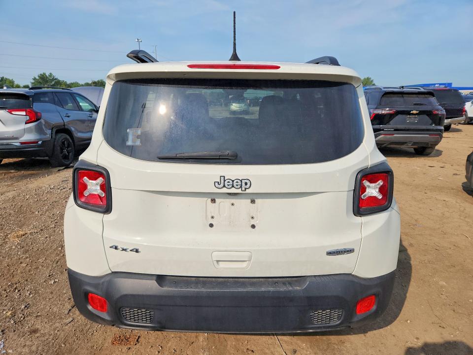 2018 Jeep Renegade VIN ZACCJBBB0JPJ33712 COPART salvage auction — ROOF, Mi - Certificate Of Title, sold $1,050 on 2026-07-24 (photo 6)