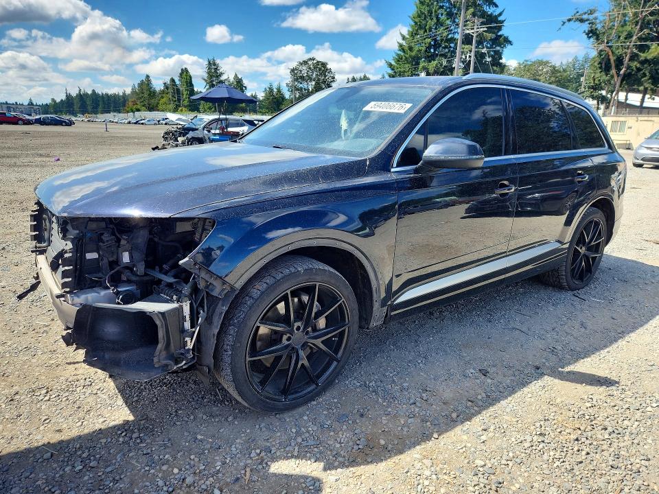 2017 Audi Q7 VIN WA1LAAF76HD039212 COPART salvage auction — FRONT END, Wa - Bill Of Sale, sold $5,700 on 2026-07-31 (photo 1)
