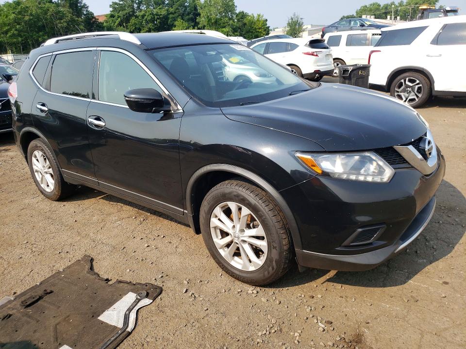 2016 Nissan Rogue VIN KNMAT2MV9GP639802 COPART salvage auction — MINOR DENT/SCRATCHES, CT - CERTIFICATE OF TITLE, sold $450 on 2026-07-31 (photo 4)