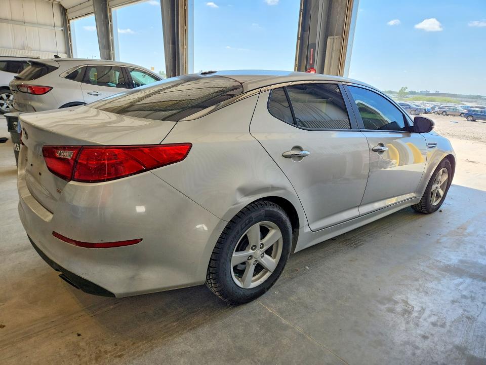 2014 Kia Optima VIN KNAGM4A71E5516865 COPART salvage auction — FRONT END, NE - CERT OF TITLE-SALVAGE, sold $225 on 2026-07-28 (photo 3)