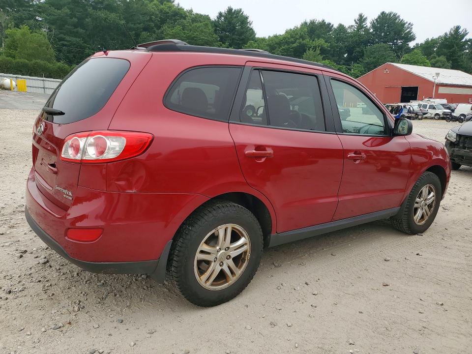 2011 Hyundai Santa fe VIN 5XYZGDAG0BG051436 COPART salvage auction — REAR END, MA - CERT OF TITLE-RECONSTRCTD COLL, sold $400 on 2026-07-20 (photo 3)