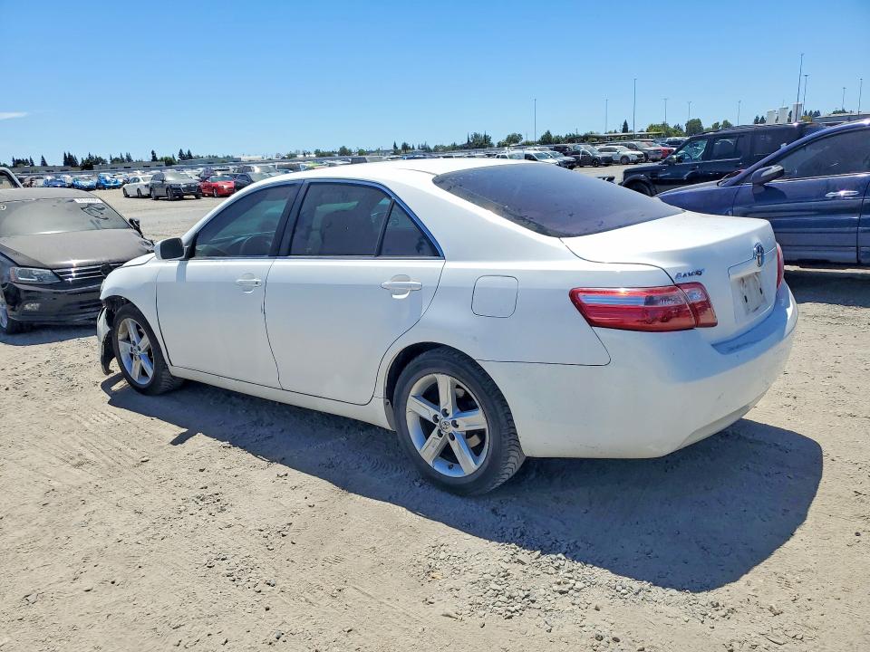 2007 Toyota Camry VIN JTNBE46K373095460 COPART salvage auction — FRONT END, Ca - Salvage Certificate, sold $15 on 2026-07-30 (photo 2)
