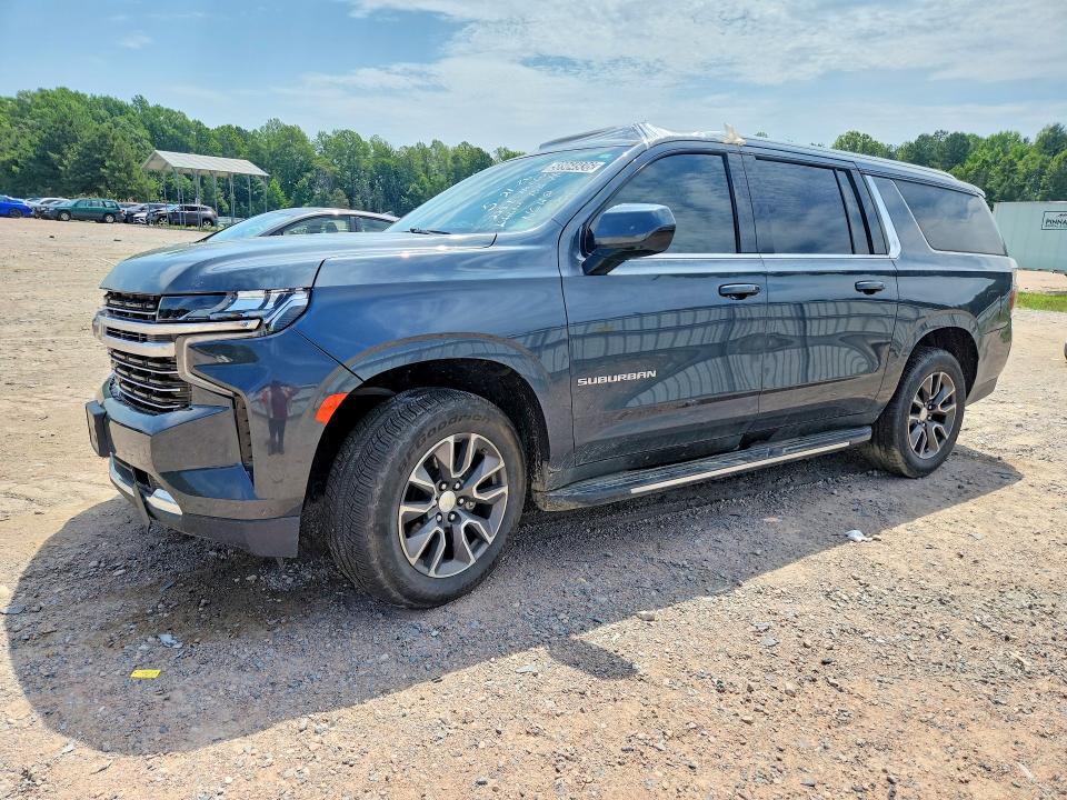 2021 Chevrolet Suburban VIN 1GNSKCKD7MR372934 — COPART salvage auction photo