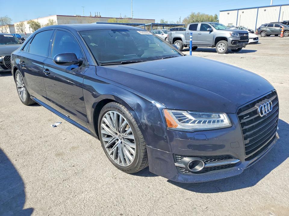 2017 Audi A8 VIN WAU43AFD2HN005091 COPART salvage auction — FRONT END, Nv - Certificate Of Title (P), sold $4,750 on 2026-08-25 (photo 4)