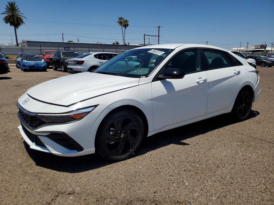2026 Hyundai Elantra VIN KMHLM4DG5TU185817 COPART salvage auction — REAR END, AZ - CERT OF TITLE - SALVAGE (P), sold $3,800 on 2026-07-13 (photo 1)