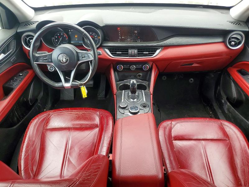 2018 Alfa romeo Stelvio VIN ZASFAKAN8J7B76761 COPART salvage auction — FRONT END, Ca - Dis/Dlr/Exp Only Clean Title, sold $1,050 on 2026-08-06 (photo 8)