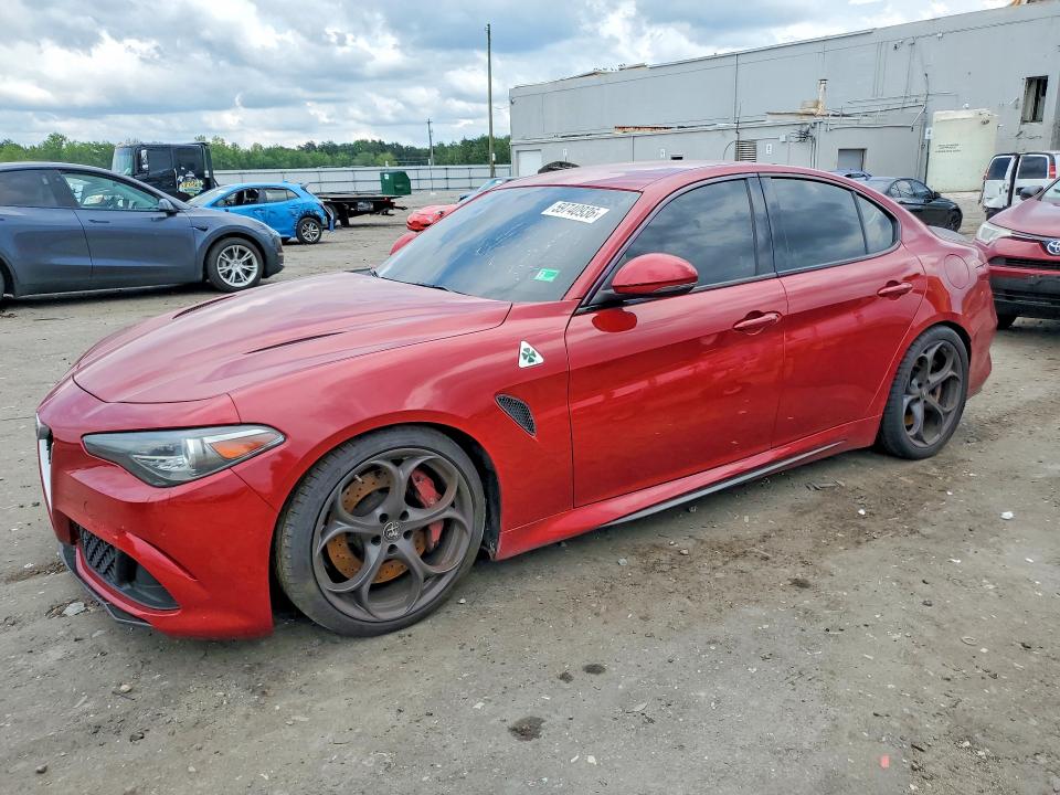 2017 Alfa romeo VIN ZARFAEAV2H7547696 COPART salvage auction — FRONT END, Va - Certificate Of Title (P), sold $15,300 on 2026-07-29 (photo 1)