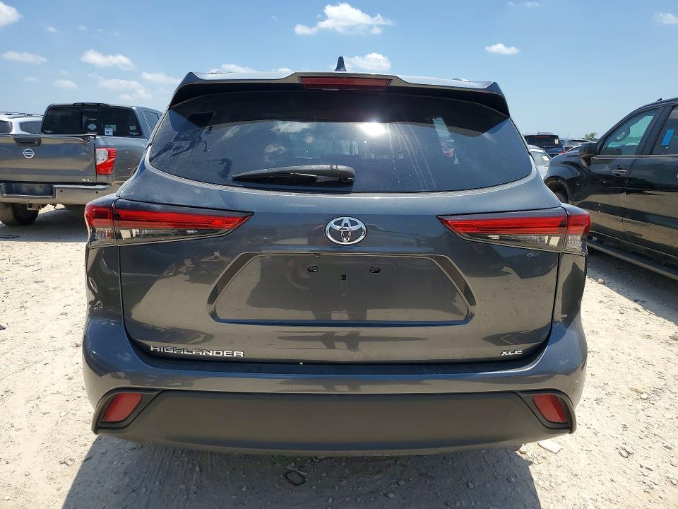 2020 Toyota Highlander VIN 5TDGZRAH3LS016448 COPART salvage auction — MINOR DENT/SCRATCHES, Tx - Certificate Of Title (P), sold $16,700 on 2026-08-24 (photo 6)