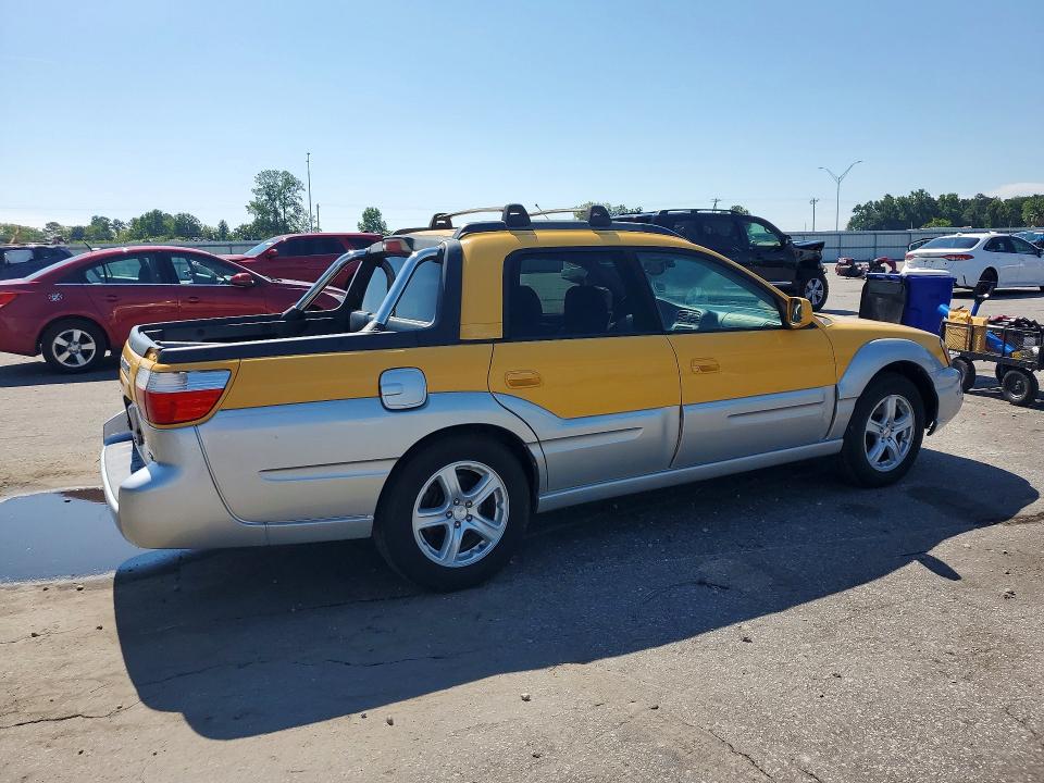 2003 Subaru Baja VIN 4S4BT61C936109372 COPART salvage auction — REAR END, Nc - Dealer Only Clean Title, sold $350 on 2026-07-21 (photo 3)
