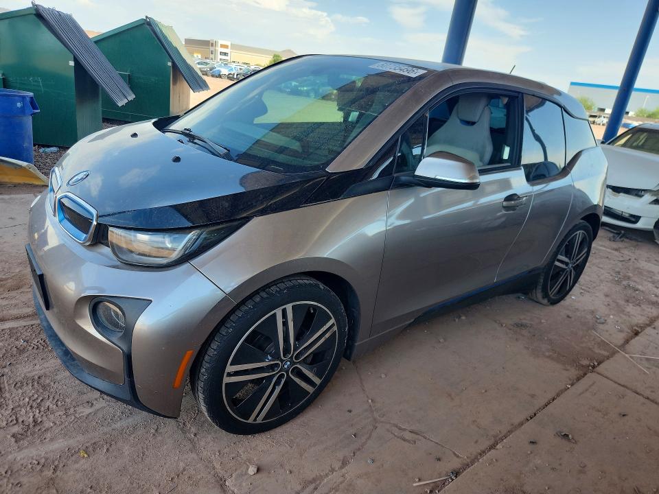 2014 BMW I3 VIN WBY1Z4C56EVX63433 COPART salvage auction — MINOR DENT/SCRATCHES, Az - Certificate Of Title, sold $2,900 on 2026-07-16 (photo 1)