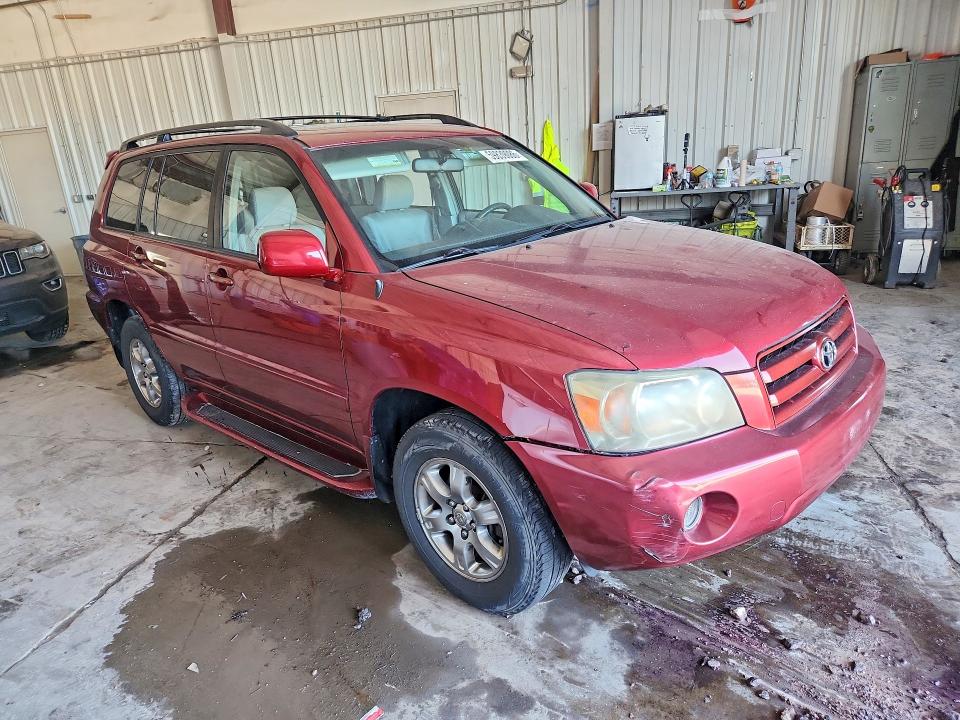 2007 Toyota Highlander VIN JTEGP21A670129010 COPART salvage auction — SIDE, Wi - Junked Vehicle Bill Of Sale, sold $525 on 2026-07-27 (photo 4)