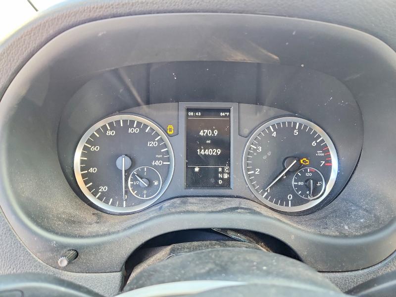 2017 Mercedes-benz Metris VIN WD4PG2EE4H3284159 COPART salvage auction — WATER/FLOOD, Hi - Certificate Of Salvage, sold $350 on 2026-08-31 (photo 9)