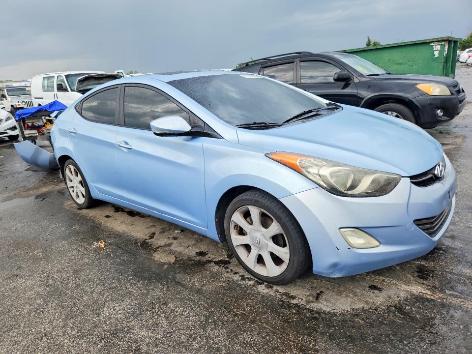 2011 Hyundai Elantra VIN KMHDH4AE5BU157705 COPART salvage auction — REAR END, FL - CERT OF TITLE SLVG REBUILDABLE, sold $15 on 2026-07-21 (photo 4)
