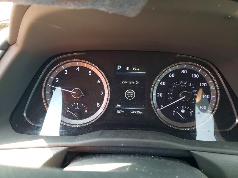 2022 Hyundai Sonata VIN KMHL64JAXNA210659 COPART salvage auction — FRONT END, Va - Cert Of Title - Salvage, sold $4,900 on 2026-07-31 (photo 9)