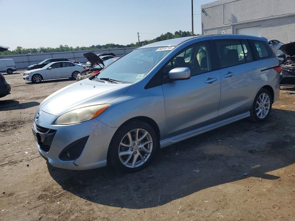 2012 Mazda 5 VIN JM1CW2CL9C0125726 COPART salvage auction — FRONT END, Va - Certificate Of Title, sold $500 on 2026-07-08 (photo 1)