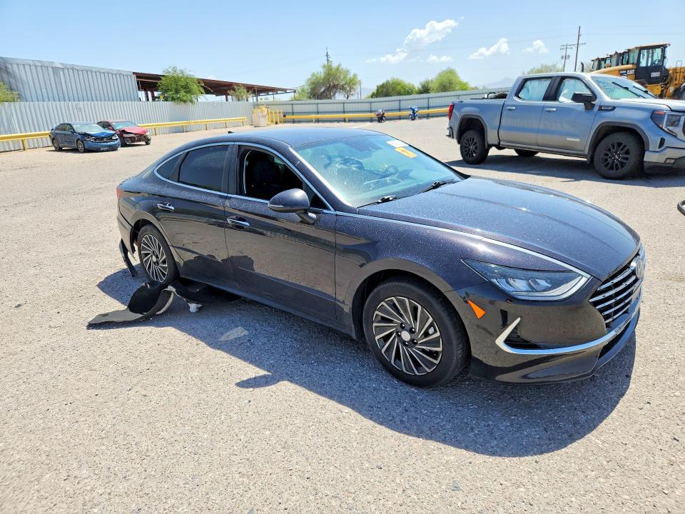 2023 Hyundai Sonata VIN KMHL34JJ5PA056678 COPART salvage auction — SIDE, Az - Cert Of Title - Salvage, sold $6,200 on 2026-07-31 (photo 4)