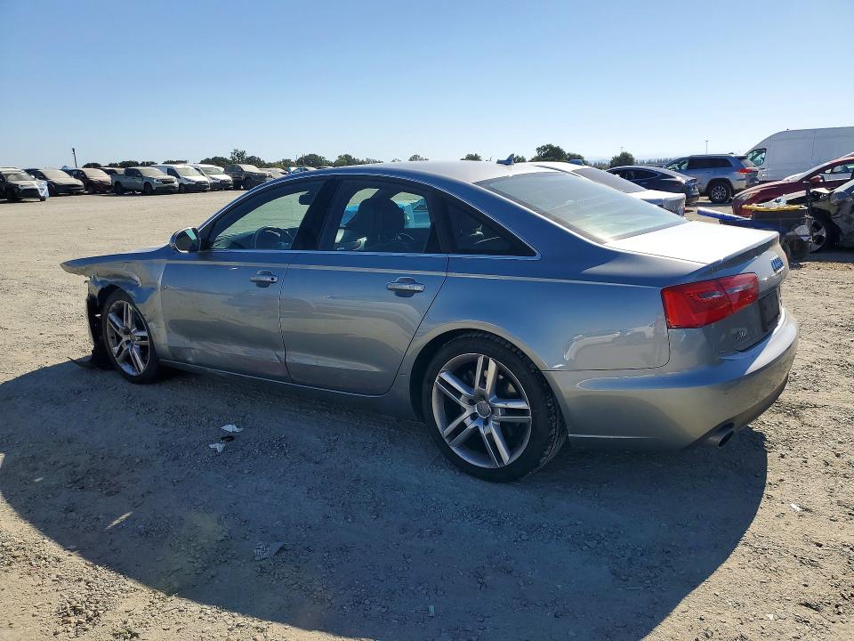 2015 Audi A6 VIN WAUGFAFC0FN036204 COPART salvage auction — FRONT END, Ca - Salvage Certificate, sold $3,200 on 2026-07-23 (photo 2)
