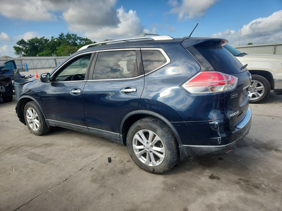 2016 Nissan Rogue VIN KNMAT2MV7GP626255 COPART salvage auction — FRONT END, Tx - Salvage Vehicle Title, sold $650 on 2026-07-16 (photo 2)