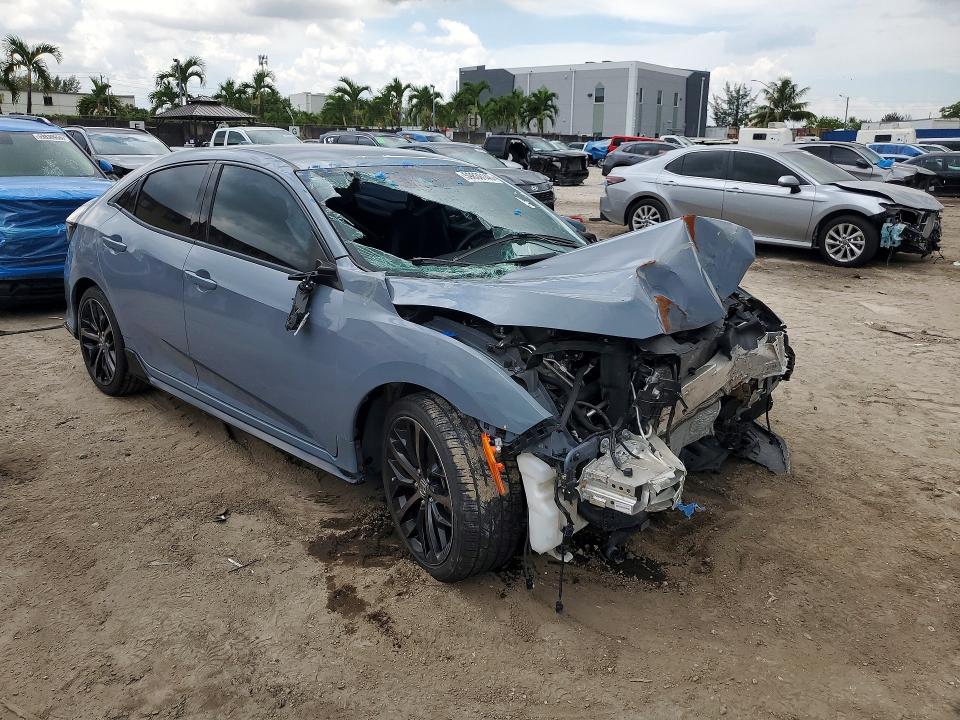 2020 Honda Civic VIN SHHFK7H45LU224888 COPART salvage auction — FRONT END, Fl - Certificate Of Destruction, sold $3,500 on 2026-07-27 (photo 4)