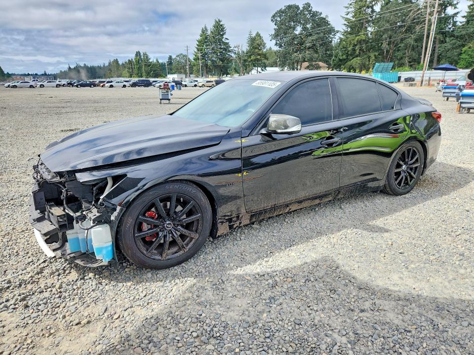 2018 Infiniti Q50 VIN JN1EV7AR0JM434865 COPART salvage auction — FRONT END, Wa - Bill Of Sale, sold $5,100 on 2026-07-10 (photo 1)