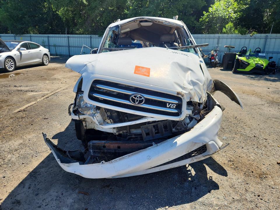 2002 Toyota Sequoia VIN 5TDZT38A12S121245 COPART salvage auction — ROLLOVER, LA - CERT OF TITLE-SALVAGE, sold $20 on 2026-07-23 (photo 5)
