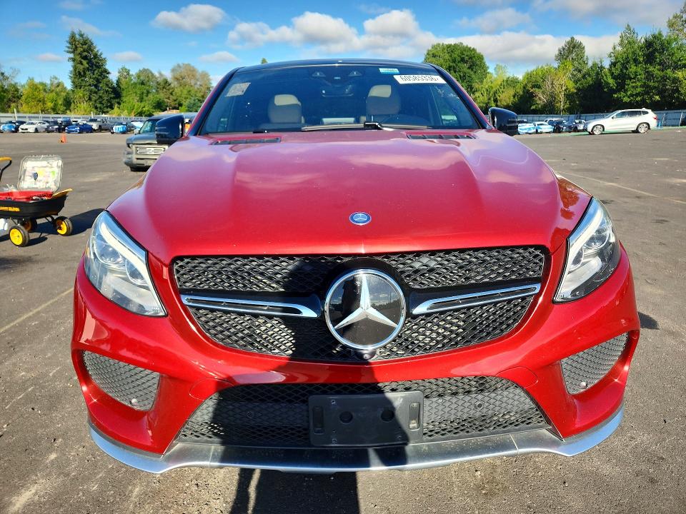 2016 Mercedes-benz Gle coupe VIN 4JGED6EB1GA042359 COPART salvage auction — MINOR DENT/SCRATCHES, Mt - Certificate Of Title (P), sold $17,400 on 2026-07-22 (photo 5)