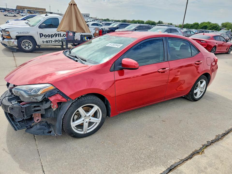 2018 Toyota Corolla VIN 5YFBURHE5JP760045 COPART salvage auction — FRONT END, Tx - Cert Of Title-Rebuilt Salvage, sold $2,500 on 2026-07-30 (photo 1)