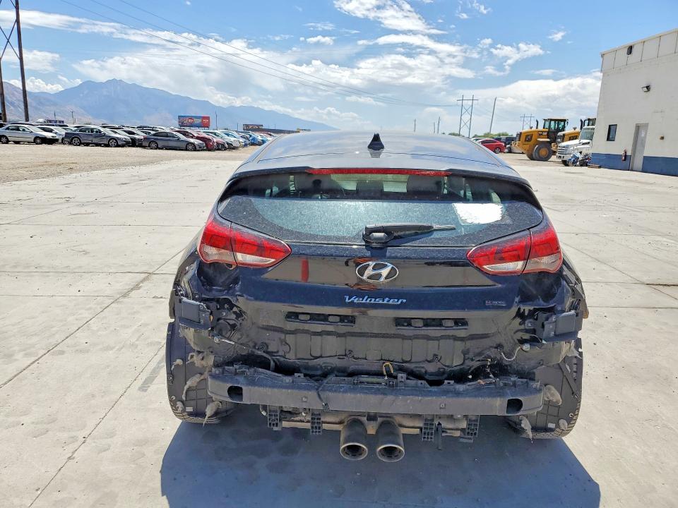 2020 Hyundai Veloster VIN KMHTH6AB4LU021872 COPART salvage auction — REAR END, Ut - Certificate Of Title, sold $1,750 on 2026-07-20 (photo 6)