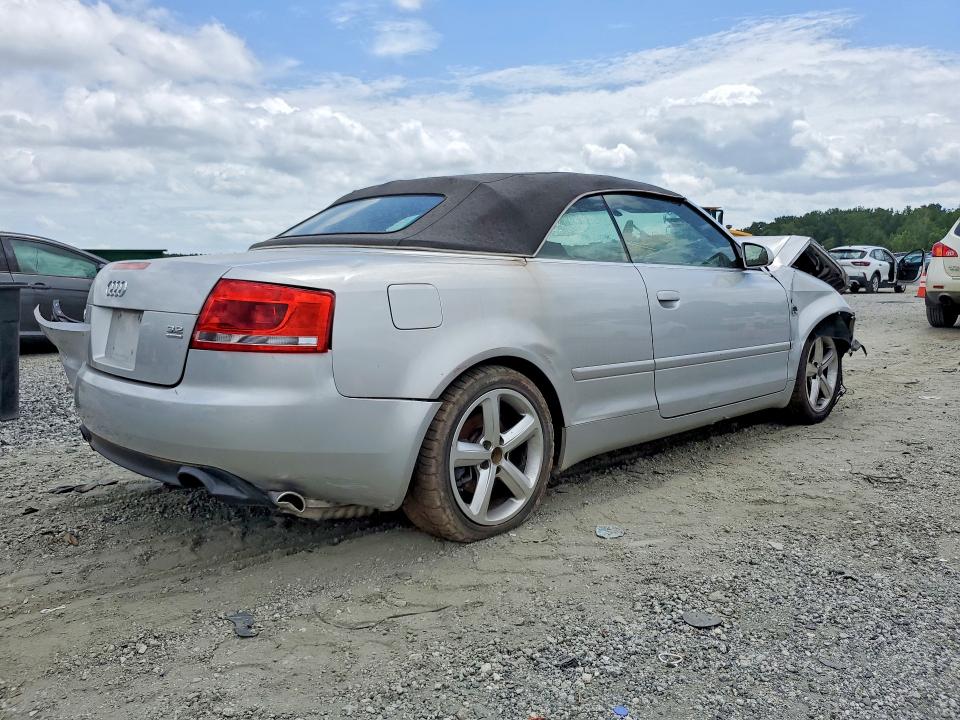 2007 Audi A4 VIN WAUDH48H57K026200 COPART salvage auction — FRONT END, SC - CERTIFICATE OF TITLE, sold $350 on 2026-07-27 (photo 3)