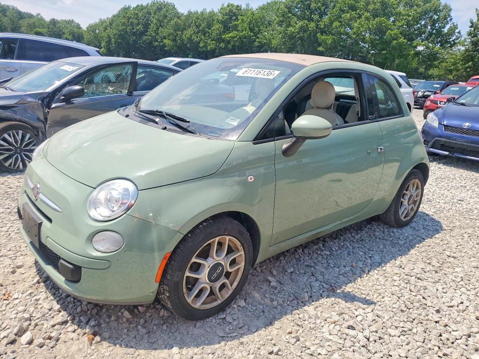 2015 Fiat 500 VIN 3C3CFFDR5FT640681 COPART salvage auction — MINOR DENT/SCRATCHES, Mt - Certificate Of Title, sold $100 on 2026-08-06 (photo 1)