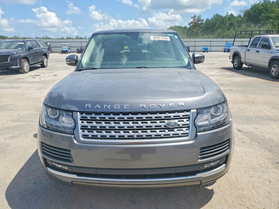 2015 Land rover RANGE ROVER VIN SALGS2VFXFA220498 COPART salvage auction — MINOR DENT/SCRATCHES, Sc - Certificate Of Title, sold $2,950 on 2026-07-27 (photo 5)