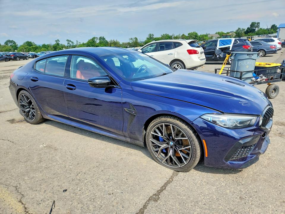 2021 BMW M8 VIN WBSGV0C02MCF85742 COPART salvage auction — SIDE, Pa - Certificate Of Salvage, sold $29,500 on 2026-07-31 (photo 4)