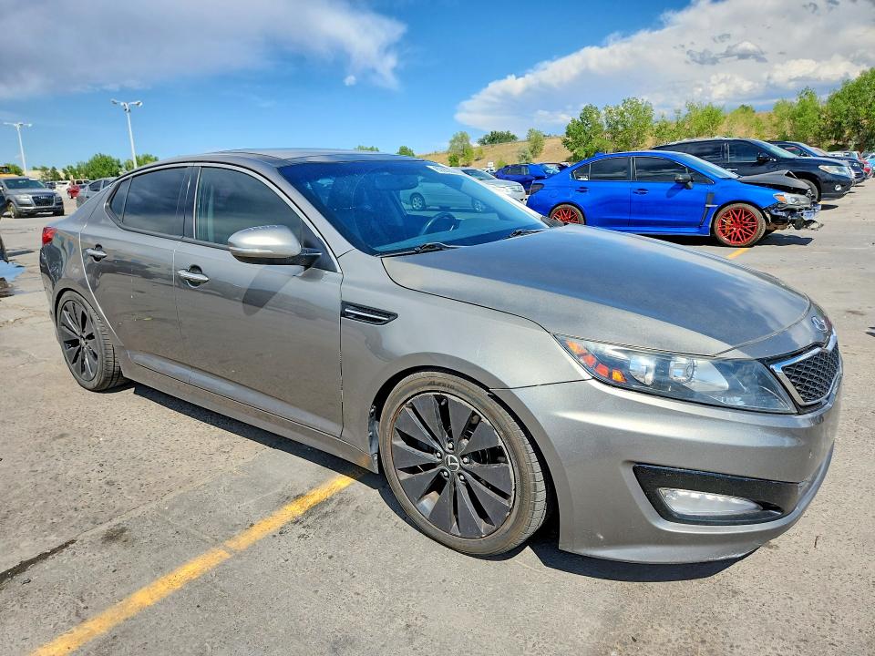 2012 Kia Optima VIN 5XXGR4A65CG008791 COPART salvage auction — FRONT END, Salvage Title, sold $400 on 2026-07-22 (photo 4)