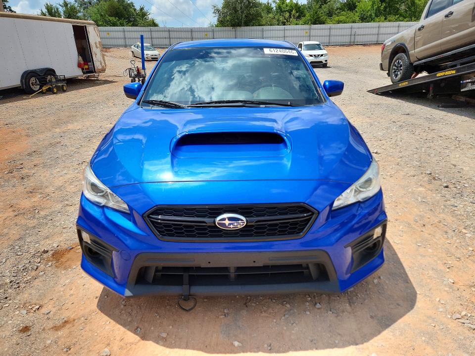 2021 Subaru Wrx VIN JF1VA1A64M9818317 COPART salvage auction — HAIL, In - Certificate Of Title (P), sold $12,600 on 2026-07-28 (photo 5)