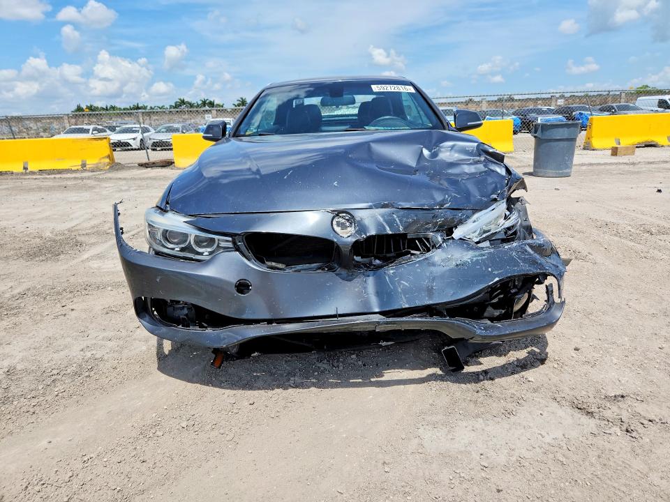 2017 BMW 4er VIN WBA4U7C5XH5H19471 COPART salvage auction — FRONT END, Fl - Cert Of Title Slvg Rebuildable, sold $1,650 on 2026-08-19 (photo 5)