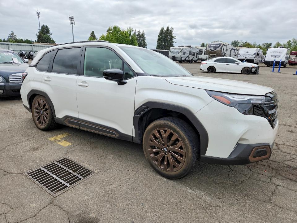 2025 Subaru Forester VIN JF2SLDFC2SH617091 COPART salvage auction — REAR END, Or - Salvage Title Certificate, sold $7,100 on 2026-09-14 (photo 4)