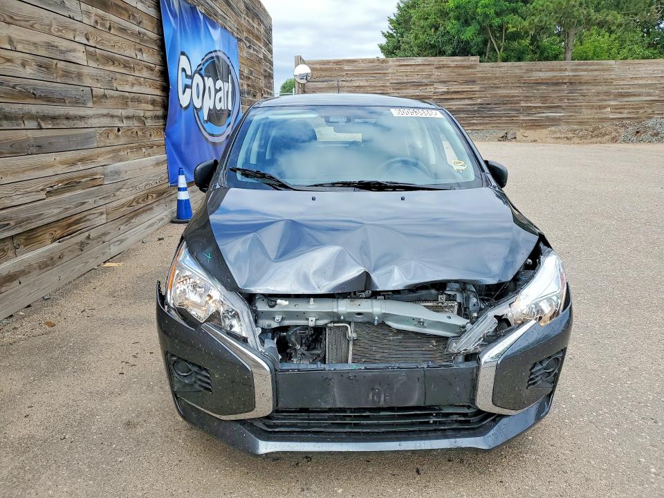 2024 Mitsubishi Mirage VIN ML32AUHJ9RH013325 COPART salvage auction — FRONT END, WA - VEHICLE CERT OF OWNERSHIP-TITL, sold $1,950 on 2026-07-15 (photo 5)