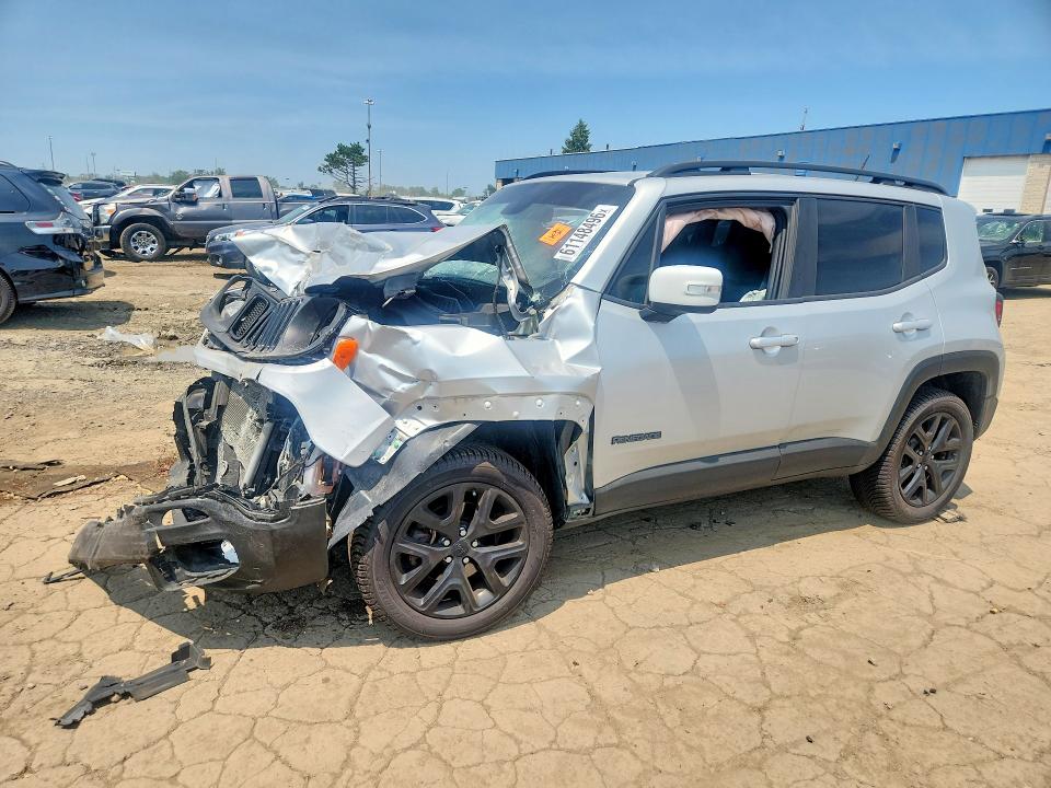 2017 Jeep Renegade VIN ZACCJBBH6HPF70146 COPART salvage auction — FRONT END, Mi - Certificate Of Title, sold $475 on 2026-08-21 (photo 1)