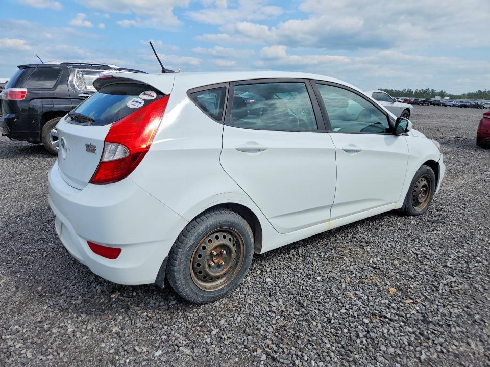 2017 Hyundai Accent VIN KMHCT5AE6HU335758 COPART salvage auction — MECHANICAL, On - Permit No Brand - Unfit, sold $225 on 2026-07-28 (photo 3)