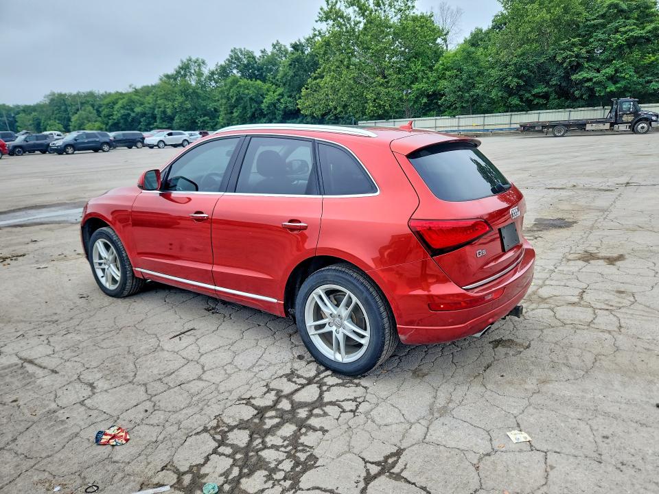 2015 Audi Q5 VIN WA1CMAFP5FA050336 COPART salvage auction — FRONT END, Pa - Cert Of Salv-R=Reconstructed, sold $3,200 on 2026-07-16 (photo 2)
