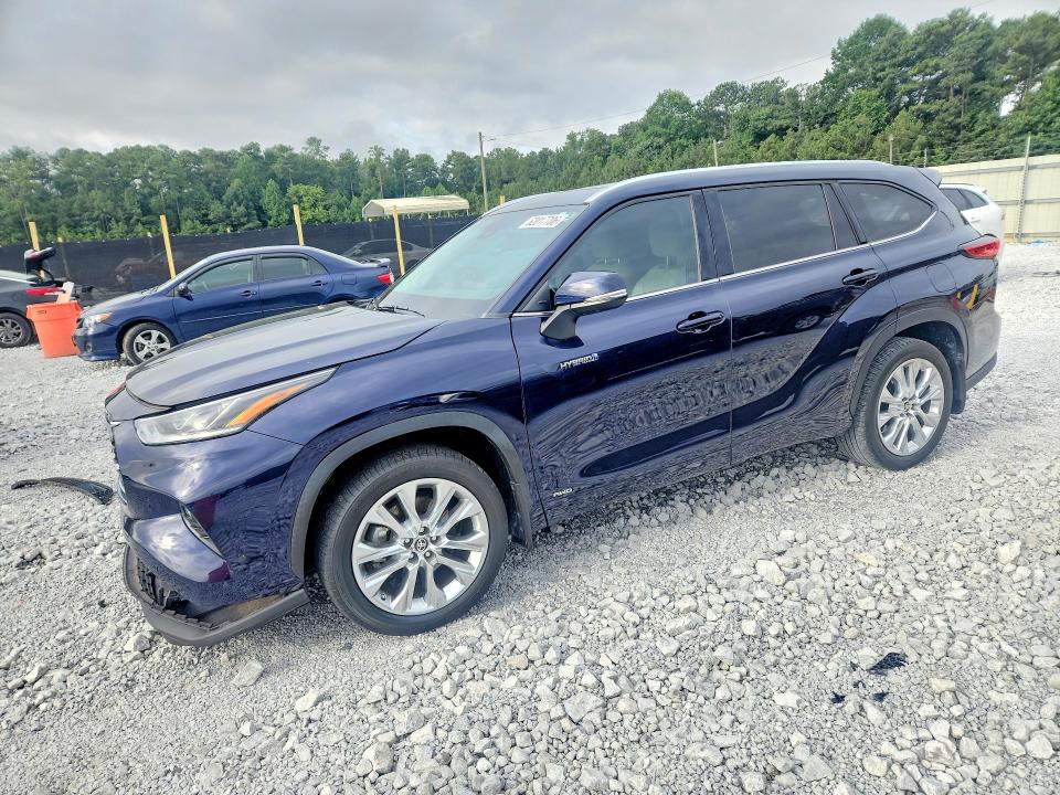 2021 Toyota Highlander Hybrid VIN 5TDDBRCH0MS528075 — COPART salvage auction photo