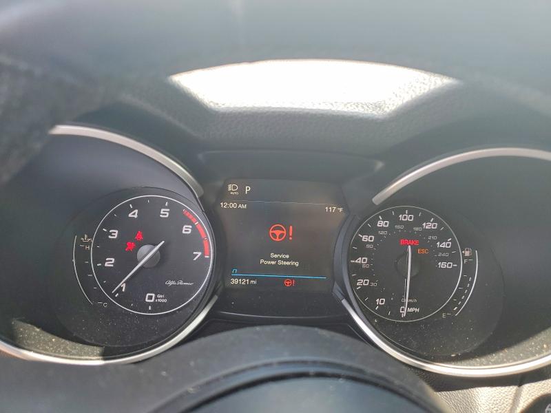 2022 Alfa romeo Stelvio VIN ZASPAKAN8N7D25017 COPART salvage auction — FRONT END, Ct - Cert Of Title-Salvage, sold $7,400 on 2026-07-10 (photo 9)