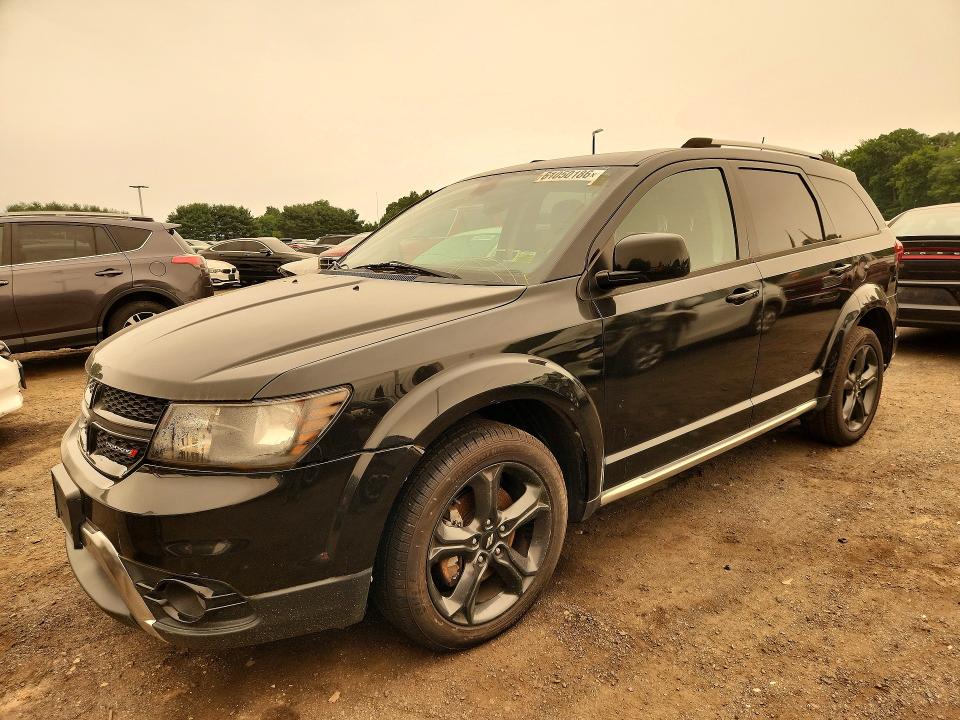 2019 Dodge Journey VIN 3C4PDDGG4KT857487 COPART salvage auction — FRONT END, Va - Certificate Of Title (P), sold $2,800 on 2026-08-07 (photo 1)