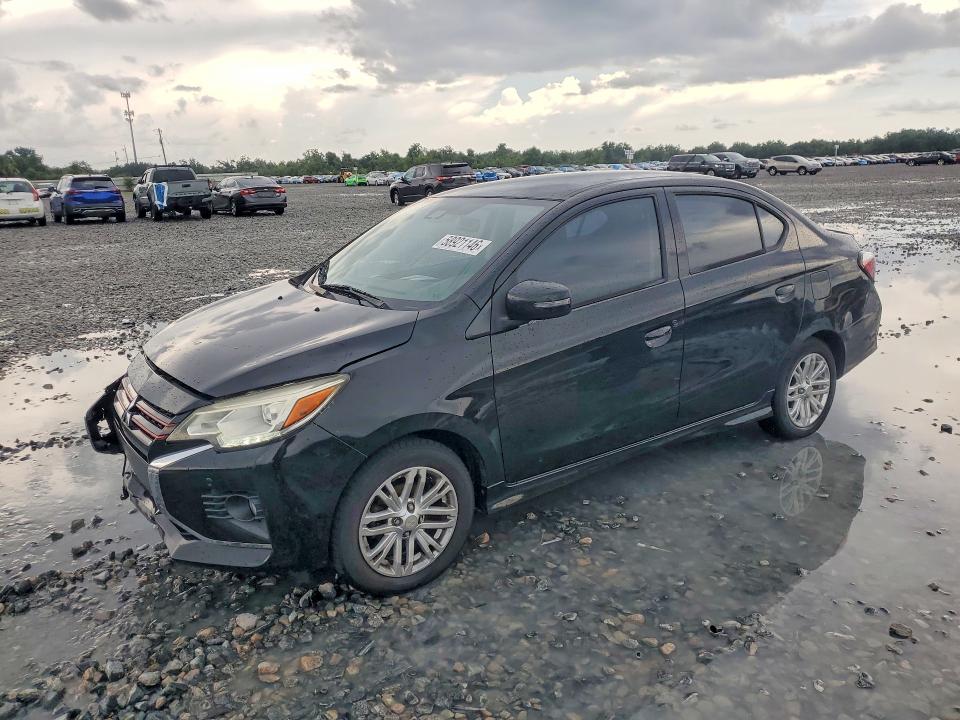 2021 Mitsubishi Mirage VIN ML32FVFJ3MHF01014 COPART salvage auction — FRONT END, Fl - Cert Of Title Slvg Rebuildable, sold $2,200 on 2026-07-17 (photo 1)