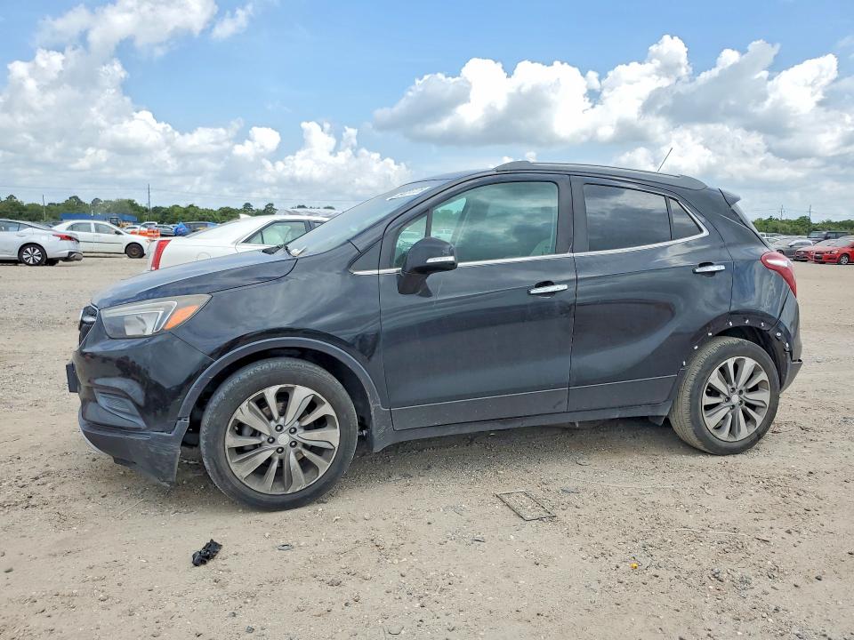 2018 Buick Encore VIN KL4CJASB6JB659439 COPART salvage auction — REAR END, TX - SALVAGE VEHICLE TITLE (P), sold $575 on 2026-07-16 (photo 1)