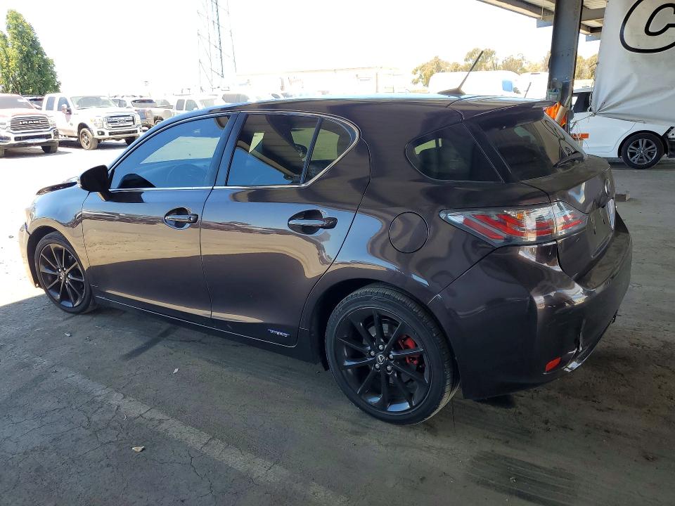 2013 Lexus Ct VIN JTHKD5BH8D2164179 COPART salvage auction — FRONT END, Ca - Salvage Certificate, sold $1,550 on 2026-07-30 (photo 2)