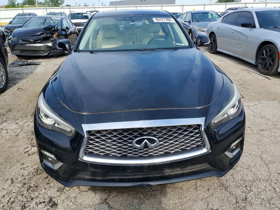 2019 Infiniti Q50 VIN JN1EV7AR9KM550180 COPART salvage auction — SIDE, In - Certificate Of Title, sold $1,050 on 2026-07-20 (photo 5)