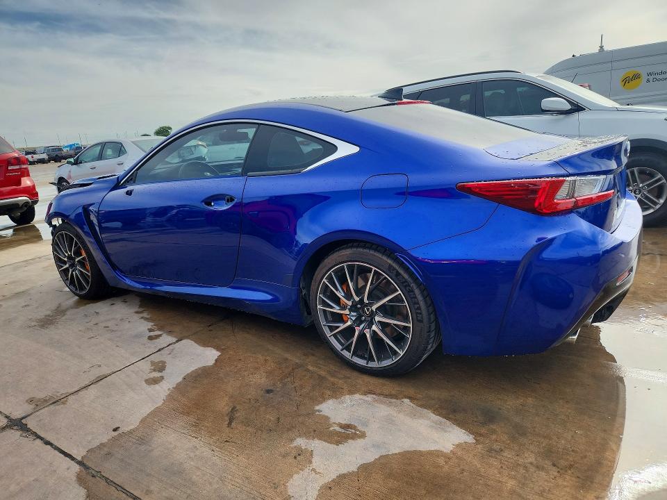 2017 Lexus Rc-f VIN JTHHP5BC4H5006190 COPART salvage auction — FRONT END, Tx - Salvage Vehicle Title, sold $8,600 on 2026-07-23 (photo 2)
