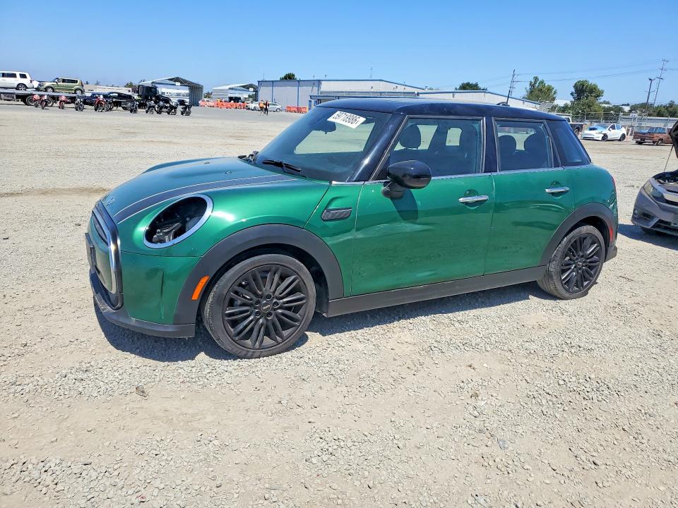 2022 Mini Cooper VIN WMW33DK08N2R94303 COPART salvage auction — SIDE, Ca - Salvage Certificate, sold $2,750 on 2026-07-17 (photo 1)